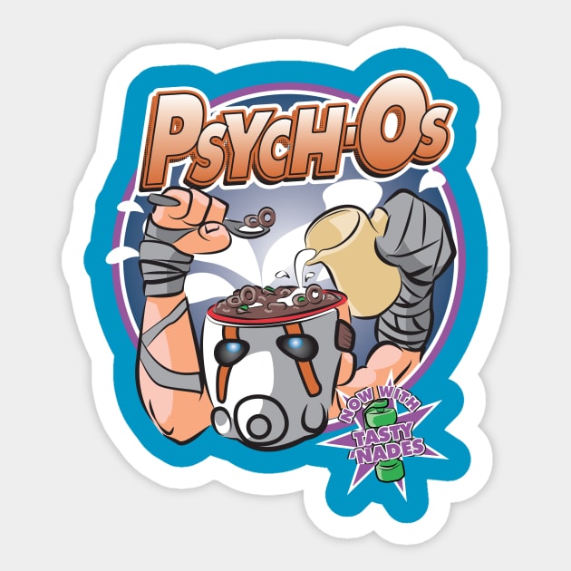 Psych-Os Cereal Sticker by GrimWear